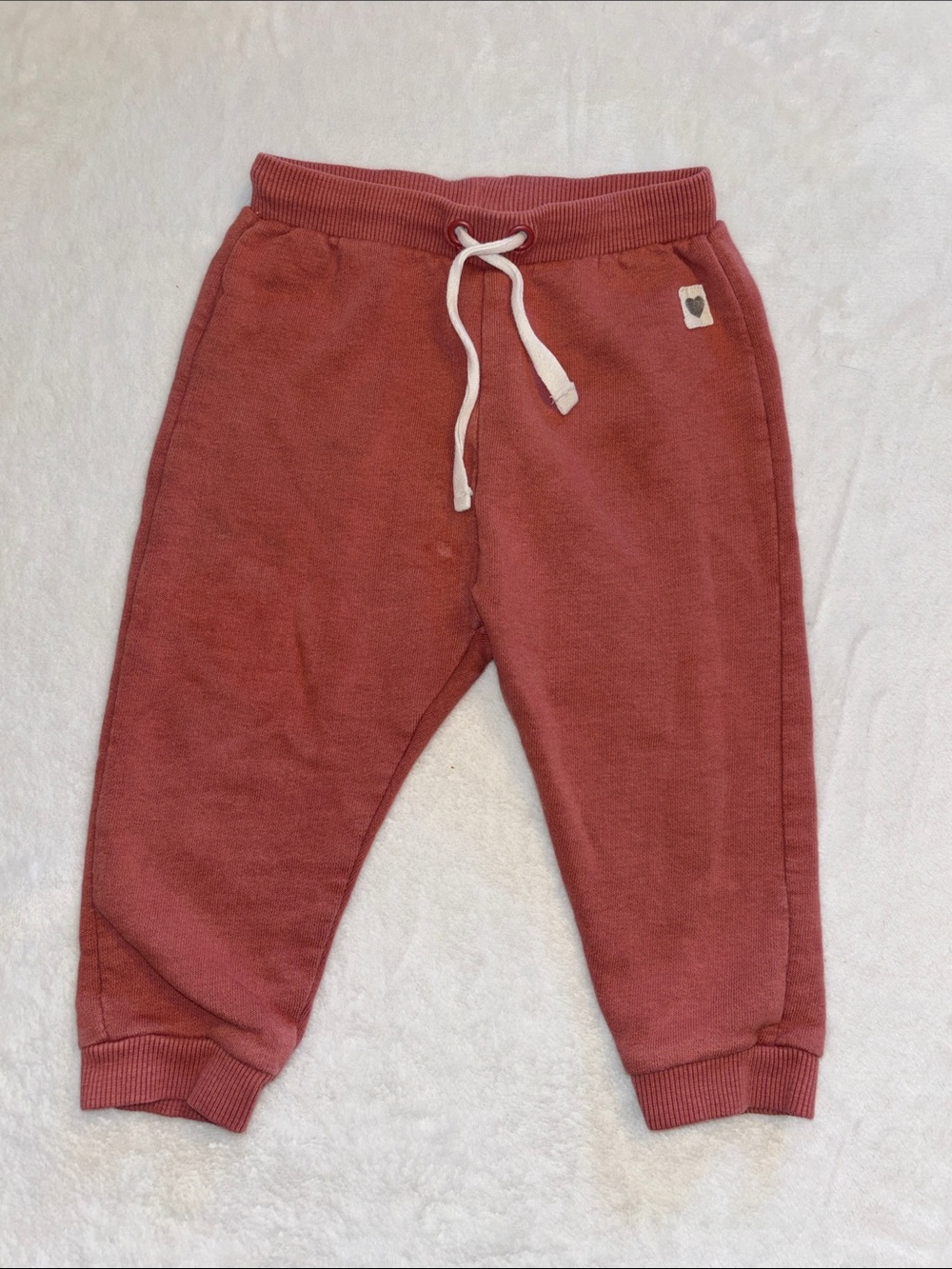 ZARA Kids pink Sweatpants with Drawstring 12-18 months baby girl